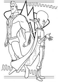 Metroman Trying To Stop Megamind Coloring Pages Bulk Color Superhero Coloring Pages Coloring Pages Easy Coloring Pages