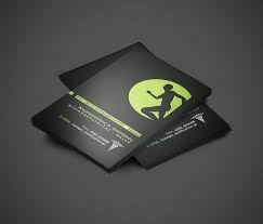 Physiotherapist Business Cardnot Owning Mock Up Template Classic Business Card Visiting Cards Physical Therapy Business