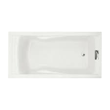 acrylic reversible drain bathtub