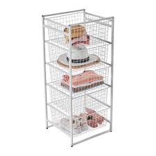 Set a festive vibe to beat the winter blues with this kitchen shelf. Howards Essentials 5 Wire Basket And Frame Set Howards Storage World
