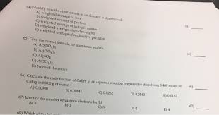 Which element has the greatest average atomic mass? 64 Identify How The Atomic Mass Of An Element Is Chegg Com