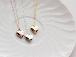 Heart Locket Flower Girl Gift Girls Heart Locket Locket Etsy In 2021 Flower Girl Jewelry Heart Locket Gold Bar Necklace Personalized
