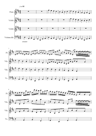 He composed a large body of sacred and secular music, and his contributions to the development of the chorale prelude and fugue have earned him a place among the most important composers of the. Canon In D Major Pachelbel Sheet Music For Violin Flute Cello Mixed Quartet Musescore Com