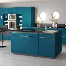 Bleu ciel, bleu fjord, bleu canard, bleu pétrole. Cuisine Bleu Canard Selection De 15 Modeles Tendance