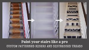 The treads are oak that i am prefinishing before installation in order to keep dust in the house to a from contributor i: Painted Stair Risers And Treads The Homestud