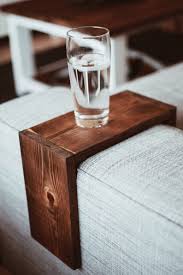 Sofa Tray Table Arm Rest Table Etsy In 2020 Arm Rest Table Sofa Arm Table Couch Arm Table