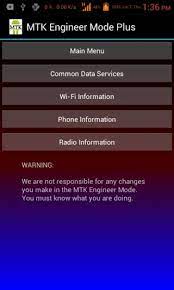 It works on all mtk devices. Mtk Engineer Mode Plus For Android Apk Download