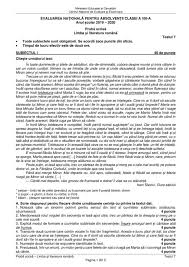 Sarbusan galinaaceastă lecție a fost produsă în cadrul proiectului educatieonline.md pentru asigurarea continuității. Setul 2 De Teste La Limba RomanÄ Èi MatematicÄ Pentru Evaluarea NaÈionalÄ 2020 Stiri Din Mures Stiri Targu Mures Liderul Presei Muresene