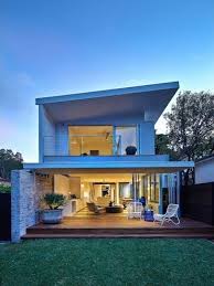 Beach Inspired Vibes Delivered By Modern Home In Bondi Sydney Freshome Com Beach House Design Modern Beach House Modern House Design