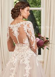 Sophia Tolli Stephanie Grace Wedding Dresses Lace Ballgown Lace Wedding Dress Vintage Drop Waist Wedding Dress