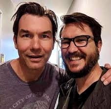 Jerry O'Connell #LowerDecks as Commander Jack Ransom (who is the  'real-life' husband of #StarTrekStrangeNewWorlds actress and former model  Rebecca Romijn #NumberOne) with Wil Wheaton 🖖