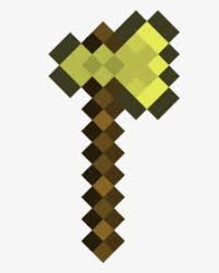 Printable Minecraft Iron Pickaxe Hd Png Download Kindpng
