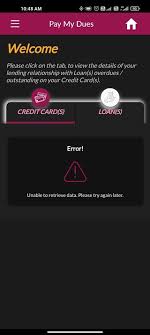 I have a query related. Axis Bank Mobile App Not Working Credit Card Section Throwing Error