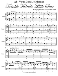 Learn how to play the piano with this easy tutorial for twinkle twinkle little star. Ah Vous Dirai Je Maman Twinkle Twinkle Little Star Intermediate Piano Sheet Music Read Book Online