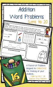 Do You Need To Take Word Story Problems To A Whole New Level And To Challenge The Thinking Of Your Stude Addition Words Addition Word Problems Story Problems