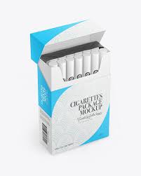Download Paper Cigarette Pack Mockup In Packaging Mockups On Yellow Images Object Mockups PSD Mockup Templates