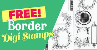 See more ideas about digi stamps, digital stamps, digi stamps free. Free Border Digi Stamps Paper Craft Download