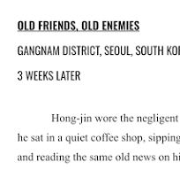 I tried to name each chapter of the fan fic in the style of ...