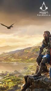 Assassin S Creed Valhalla Wallpaper Hd Phone Backgrounds Game Logo Art Poster On Iphone In 2020 Assassin S Creed Wallpaper Assassins Creed Artwork Assassins Creed Art