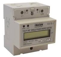 Power meter, LCD, direct, windows type 1 phase, 230V / 30 ...