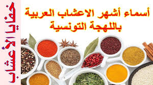 أسماء أشهر الاعشاب العربية باللهجة التونسية Food