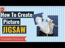 We cover the use of the texturizer filter with a custom texture image, the magic wand tool, and drop shadow layer style. How To Create Jigsaw Puzzle From Picture In Powerpoint Youtube