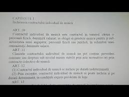 In situatiile prevazute la art. Codul Muncii Ep1 Angajarea Primii PaÈ™i Art 10 26 Youtube