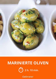 Marinierte Oliven Smarter Zeit 2 Std 10 Min Eatsmarter De Marinierte Oliven Marinieren Eat Smarter