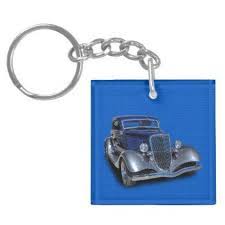 1934 Vintage Car Keychain Zazzle Com Car Keychain Keychain Keychain Display