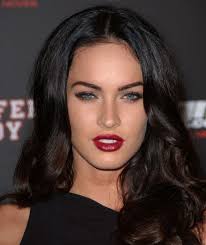 Kissable Lips The Red Lipstick Megan Fox Hair Black Hair Red Lipstick Megan Fox