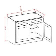 That's all it takes to turn on or off your lights; Destin White Shaker 27 Sink Base Cabinet