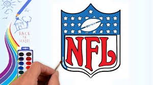 Find the best nfl coloring pages for kids & for adults, print 🖨️ and color ️ 46 nfl coloring pages ️ for free from our coloring book 📚. How To Draw Drawing The Nfl Logo Coloring Pages For Kids Drawing Logo Channel Youtube