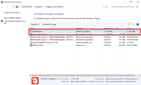 Available Ways To Uninstall Gom Player From Windows System