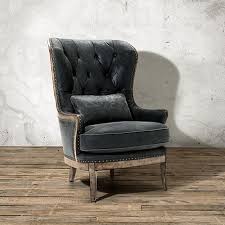 Portsmouth Tufted Leather Chair In Sierra Range Tufted Leather Chair Living Room Chairs Upholstered Furniture