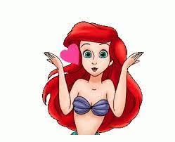 Ariel The Little Mermaid Gif Ariel Thelittlemermaid Kiss Discover Share Gifs Namorados Desenho Imagem Em Movimento Desenho