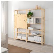 Ivar 2 Elementen Opbergmeubel Klaptafel Grenen 175x30 104x179 Cm Ikea In 2020 Foldable Table Painted Table Tops Ikea Ivar