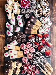 Chocolate Covered Dessert Charcuterie Board Recipe Chocolate Covered Desserts Valentine Desserts Valentines Food