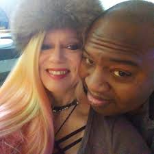 Kathy Cooley hanging with Art Guenther at Just Art's Saloon.