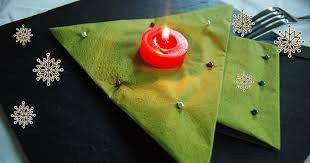 Pliage de serviette en forme de bonnet de lutin. Pliages De Serviettes En Forme De Sapin De Noel Cuisine Az