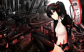 All red background photos are available in jpg, ai, eps, psd and cdr format. Anime Anime Girls Black Hair Red Eyes Headphones Hd Wallpaper Wallpaperbetter