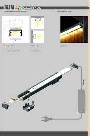 slim8 ac2 z 1000 led profile anodised led anodized light installation