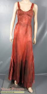 With halloween coming up, you are sure to see many carrie prom dresses, but this look could also easily work at an event before it is covered in blood. Carrie Carrie White Chloe Grace Moretz Screen Worn Bloody Prom Dress Original Movie Costume