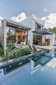 The modern villa is situated at the edge of a forest, in the south of stuttgart, germany. Log In Architecture De Maison Maison Design Maison Contemporaine