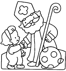 Sinterklaas Knutselidee Sinterklaas Kleuren Dikke Lijnen Sinterklaas Kleurboek Knutselen Sinterklaas