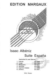  source  source updates. Tango Aus Suite Espana Op 165 No 2 From Isaac Albeniz Buy Now In The Stretta Sheet Music Shop