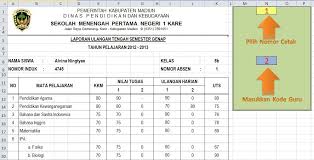 Terlengkap perangkat pembelajaran rpp ktsp sd, smp, sma semua kelas format doc. Contoh Format Raport Uts K13 Sma Sobat Guru