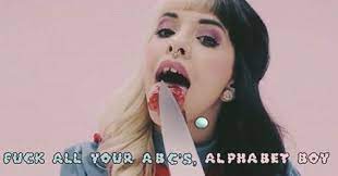 So my 9 year old son and i (yes i allow him to listen to her music.) were listening to alphabet boy in the car and he . Littlebodybigheart Alphabet Boy Sing A Long Music Video Link In Bio Martinez Melanie Martinez Boy Music