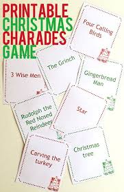 Learning how to make your own christmas cards isn't as hard as you think, these simple ideas will be sure to impress friends and family this festive season. Christmas Charades Cards Printable Game Cards To Print And Play Christmas Charades Christmas Charades Game Christmas Fun