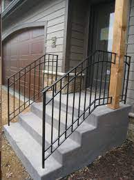 Outdoor Stair Railing Ideas Outdoor Stair Railing Porch Steps Wrought Iron Porch Railings