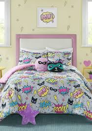 Maybe you would like to learn more about one of these? Lightning Bug Superhero Girl Comforter Set Belk